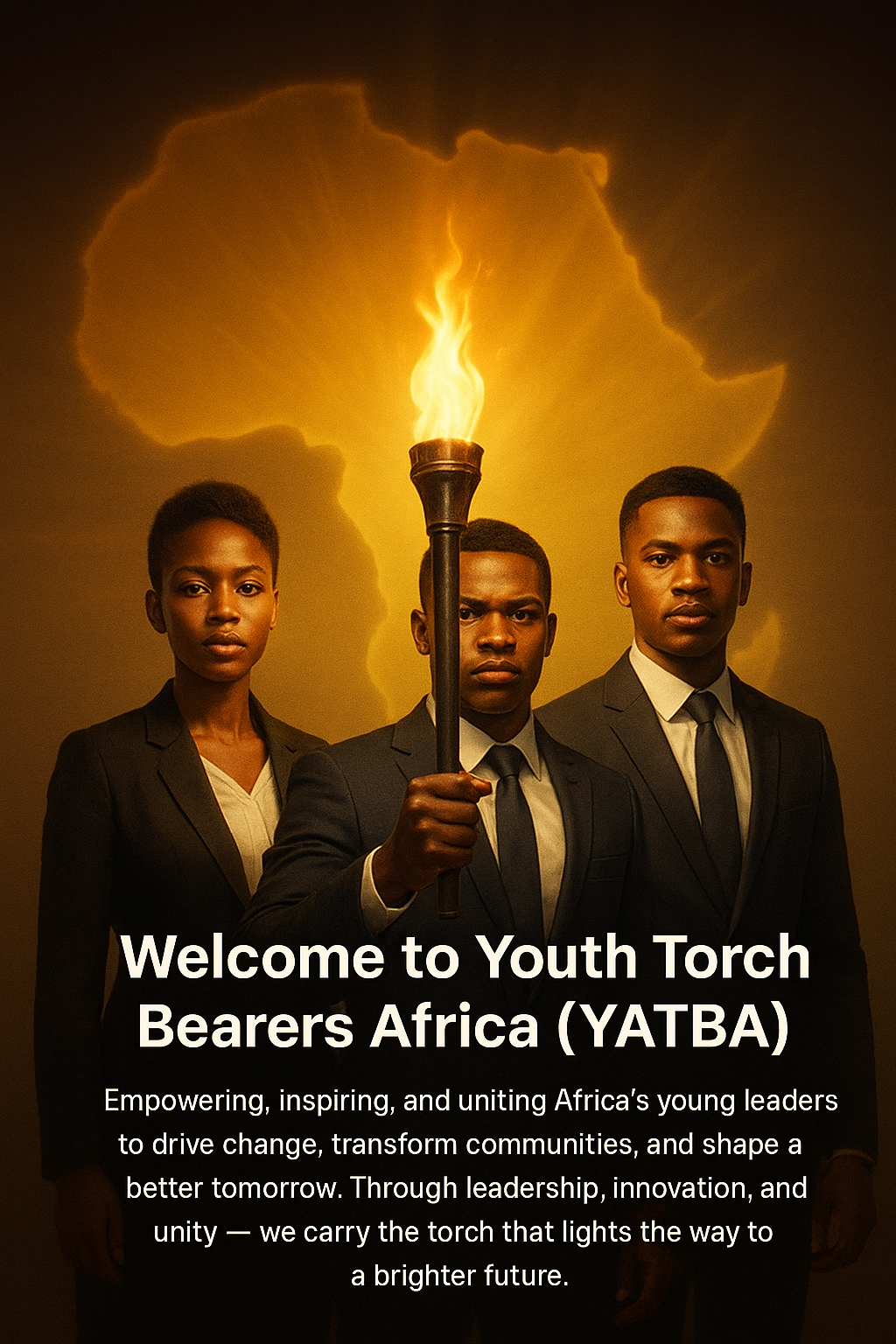 Young African Torch Bearers Association banner
